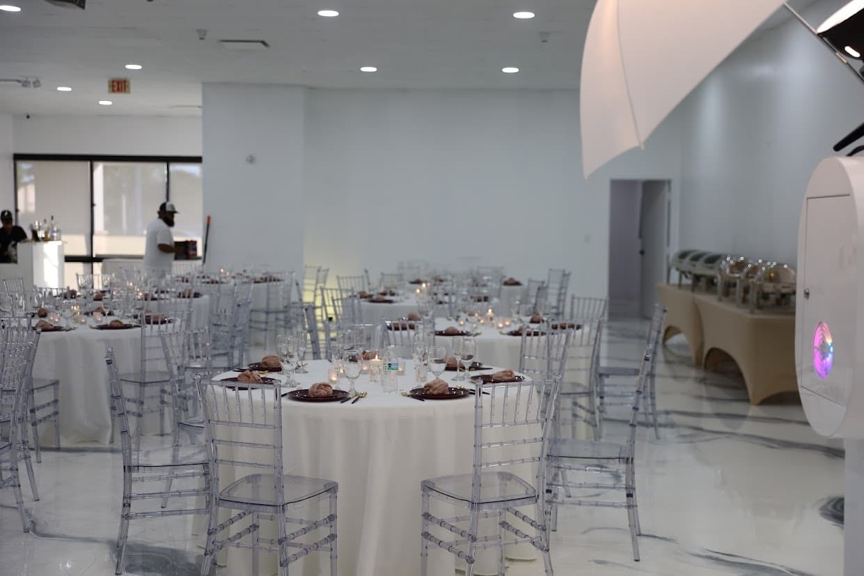 Event venue set up